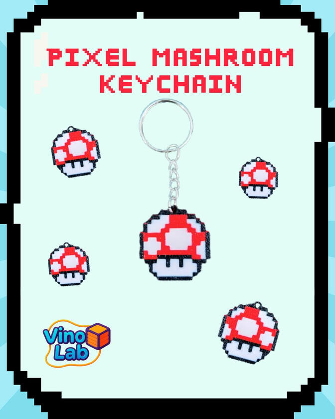 Pixel Mashroom Pixel Mashroom